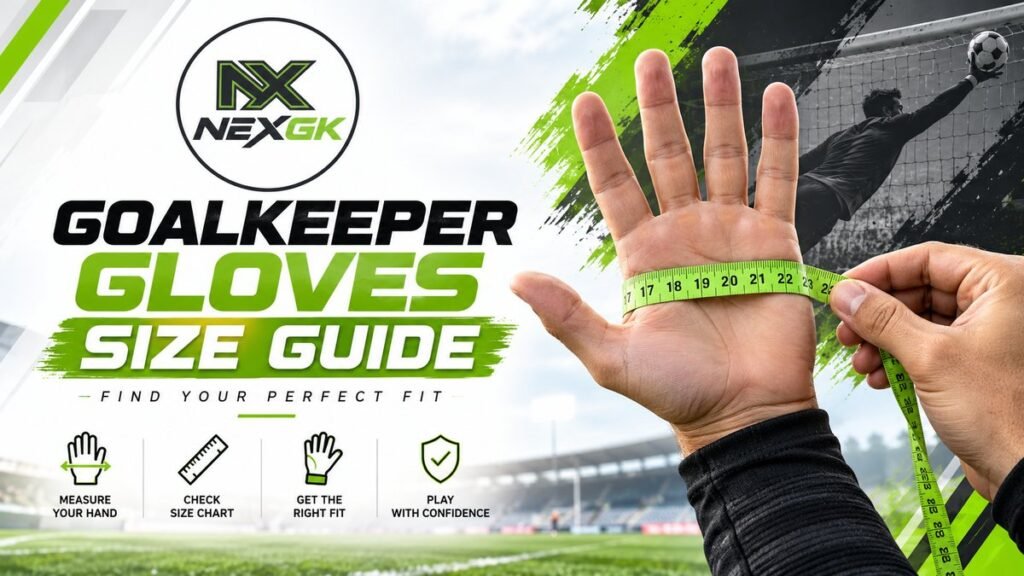 NEXGK goalkeeper gloves size guide and hand measurement tips